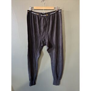 Mens Carhartt Base Force Cold Weather Midweight Botton Black K229-  XL